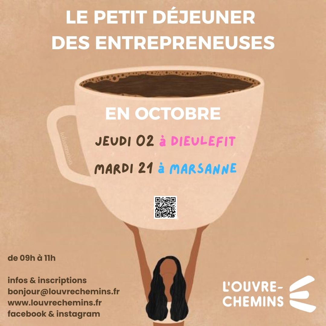 Le Petit déjeuner des entrepreneuses organisé par Jeanne Kifidis et L'Ouvre-Chemins à Dieulefit