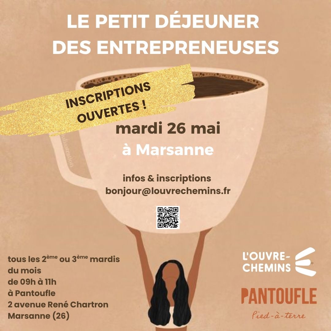 Le Petit déjeuner des entrepreneuses organisé par Jeanne Kifidis et L'Ouvre-Chemins à Dieulefit